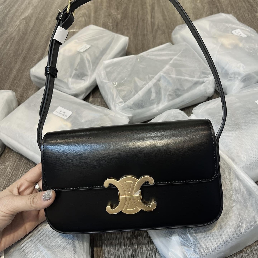 Túi Celine Remake Hàn Size 20 cm Màu Đen