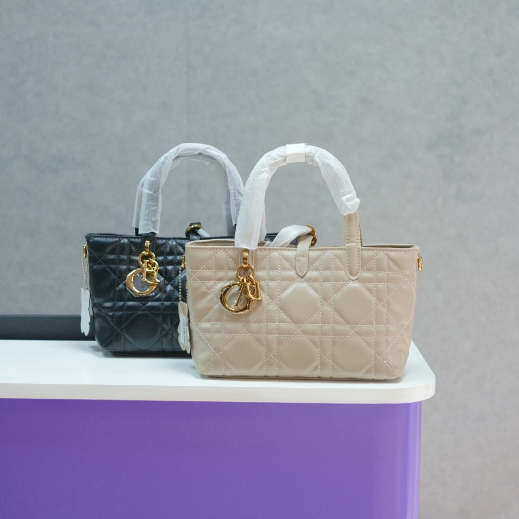 Túi Xách Dior Medium Toujours Remake Hàn Màu Đen