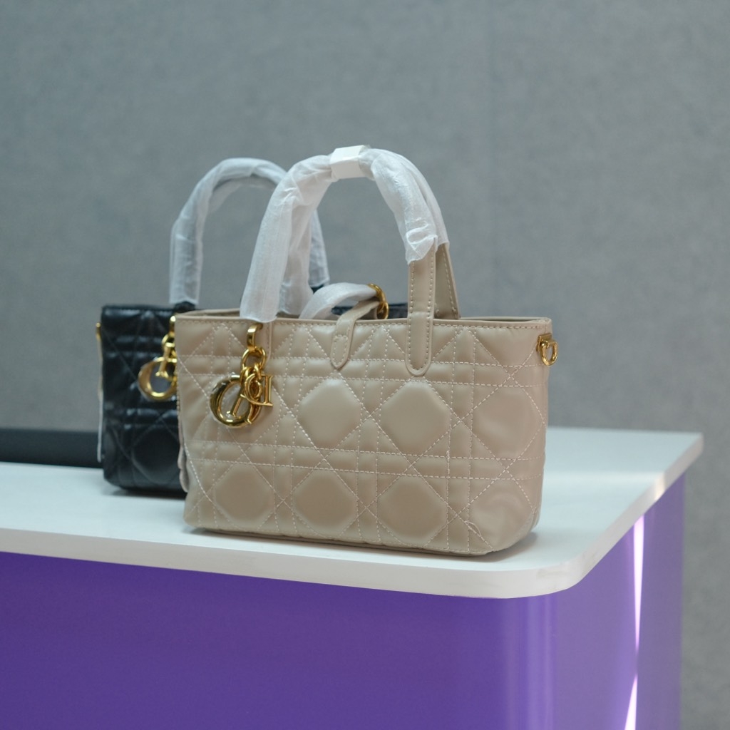 Túi Xách Dior Medium Toujours Remake Hàn Màu Đen