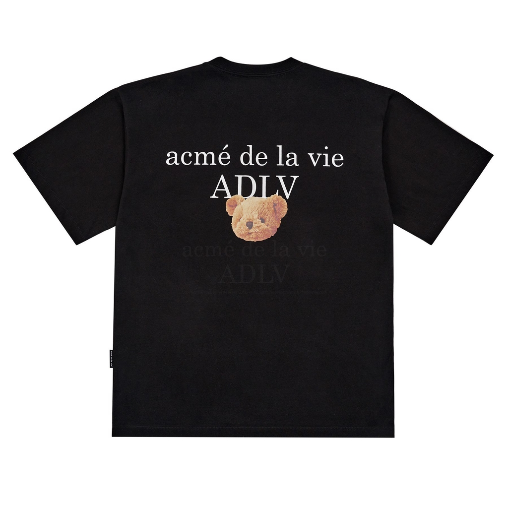 Áo Phông ADLV Baby Face Bé Đội Gấu Màu Đen