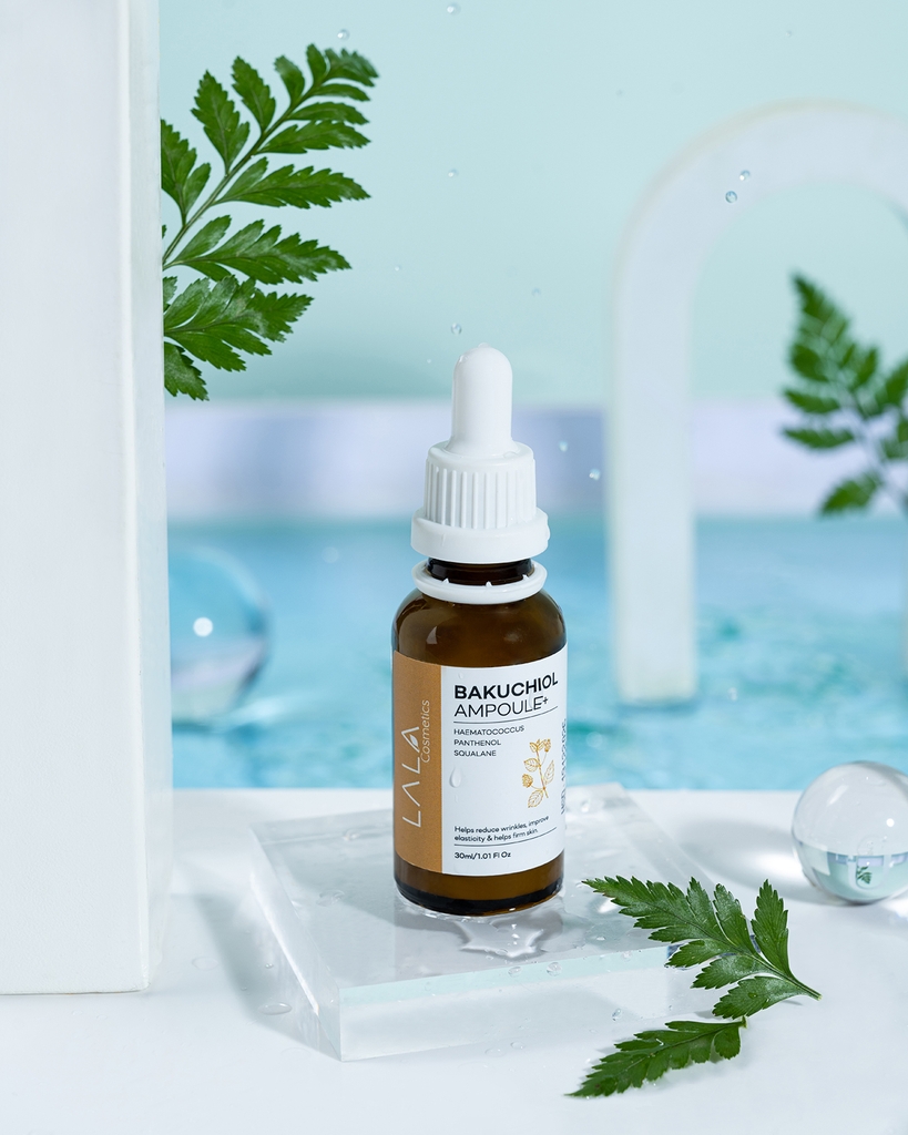Bakuchiol Ampoule+ LALA 30ML - Retinol thiên nhiên dành cho da nhạy cảm (Bakuchiol 1%)