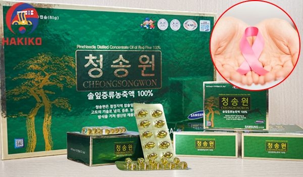 Tinh Dầu Thông Đỏ Cheongsongwon 450Mg X 180 Viên Hàn Quốc 청송원