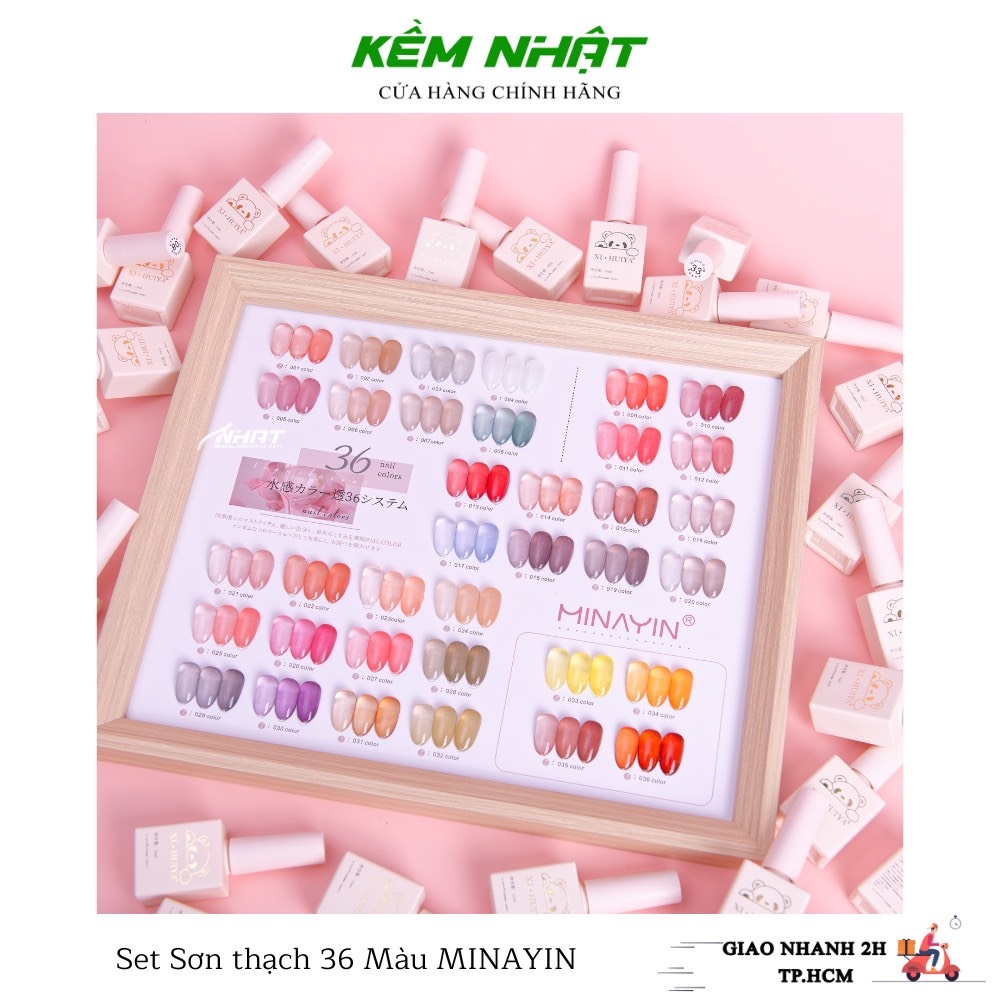 Set Sơn Thạch 36 Màu MINAYIN
