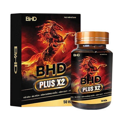 BHD Plus X2 - Vực dậy sinh lý, chống rối loạn cương, xuất tinh sớm