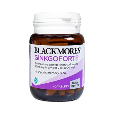 Blackmores Ginkgoforte - Giúp bồi bỗ trí não & tăng cường trí nhớ