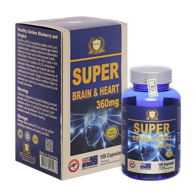 Healthy Golden Super Brain & Heart - Cải thiện các chức năng tuần hoàn não