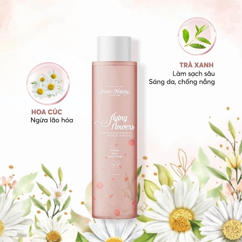 Tẩy trang Flying Flowers 200ml