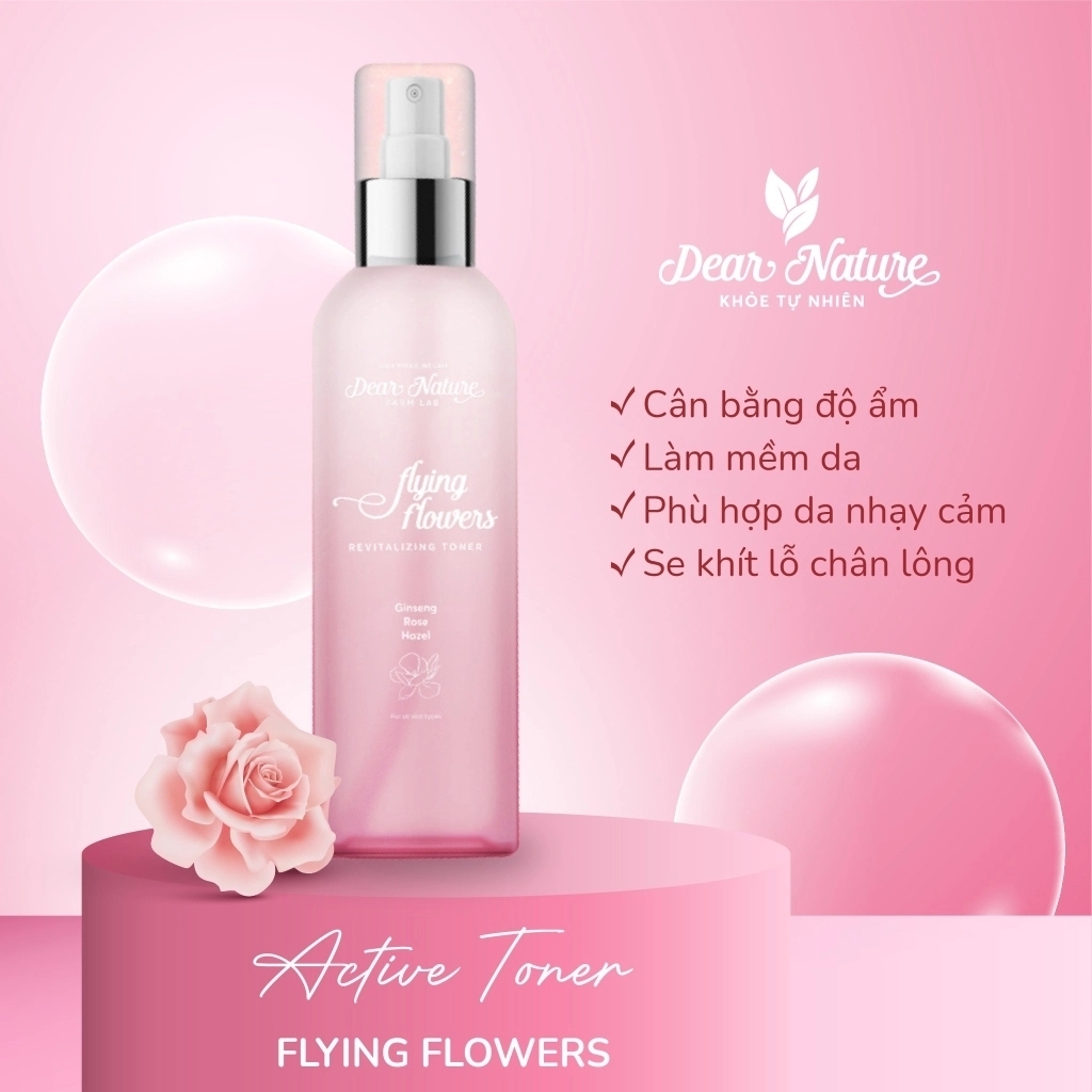 Active Toner Flying Flowers 150ml