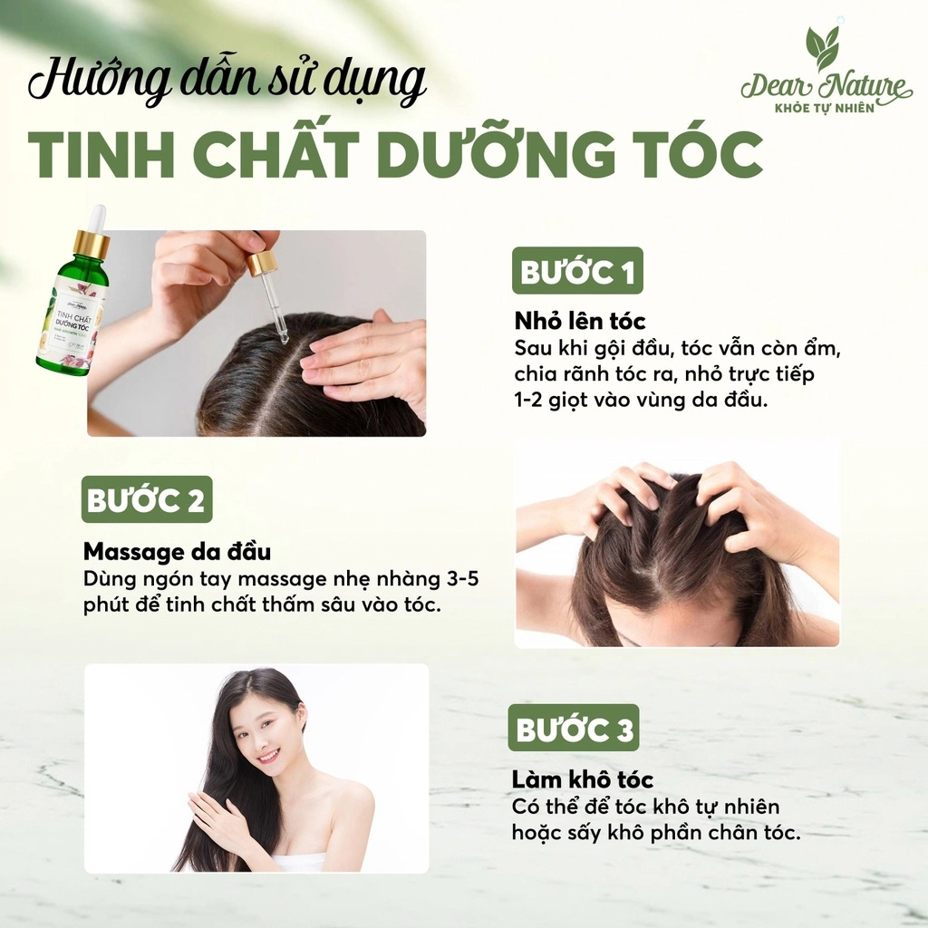 TINH CHẤT DƯỠNG TÓC - HAIR GROWTH TONIC NUÔI DƯỠNG TÓC BỒNG BỀNH