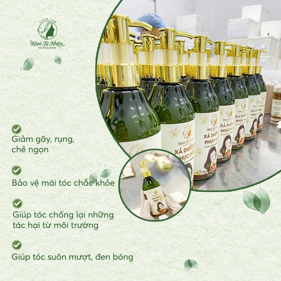 Xả dưỡng phục hồi Khoẻ Tự Nhiên 300ml