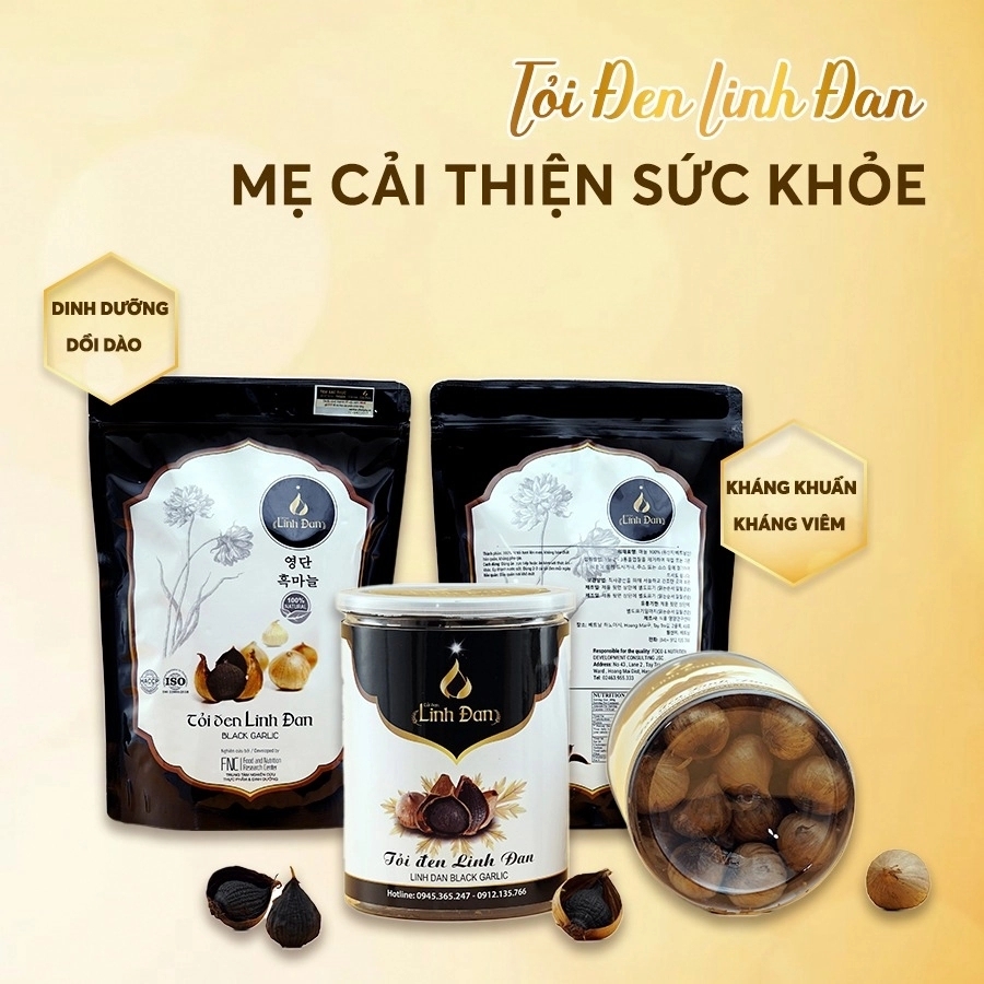 Tỏi đen Cô Đơn Linh Đan hũ 200gr