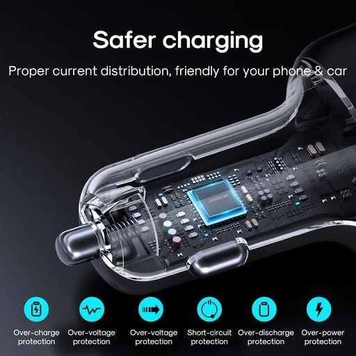 Tẩu sạc nhanh Joyroom CL09 45W 4 cổng sạc 2PD+2USB Car Charger