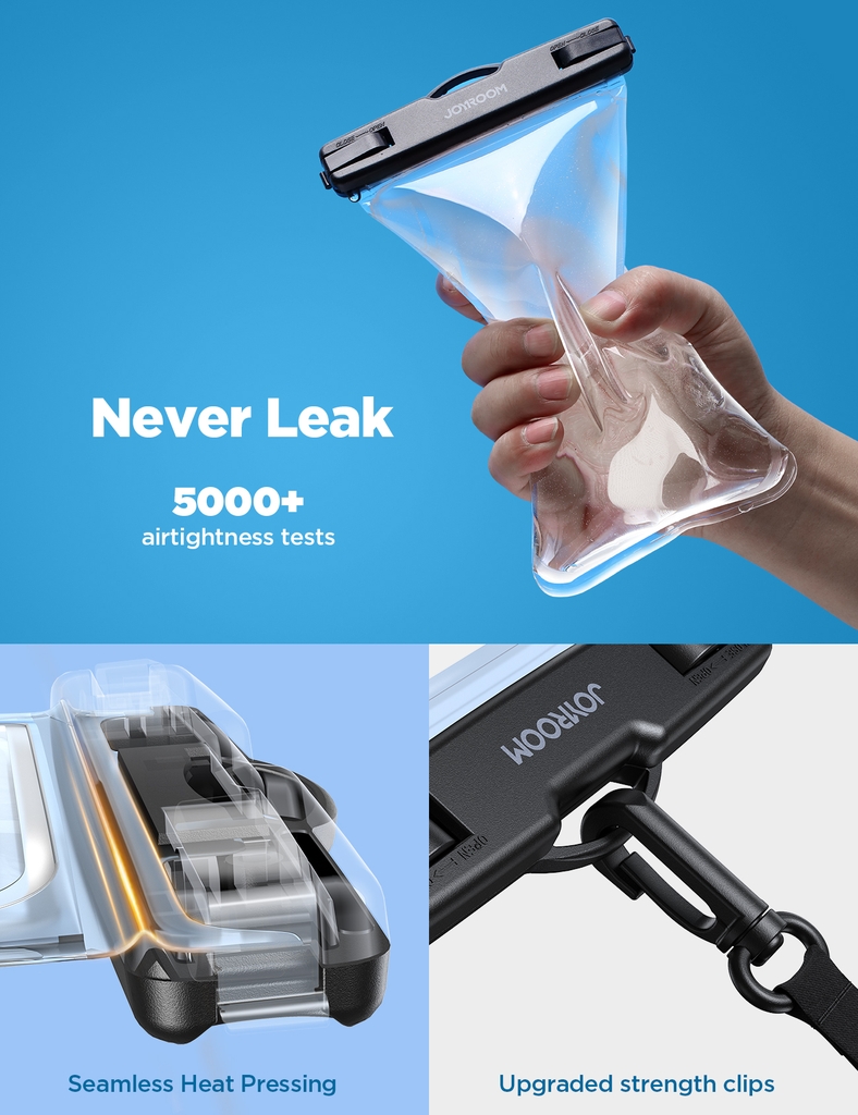 Túi chống nước Joyroom ZS417 Waterproof siêu kín đi chơi du lịch kích thước lên đến 6.7