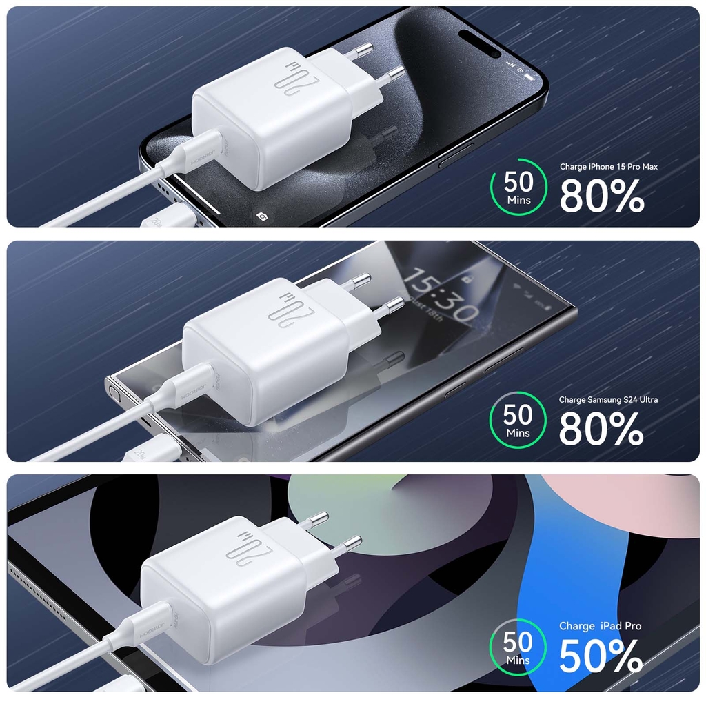 Cóc sạc 20W TCF20 Joyroom 1 cổng sạc C siêu nhanh