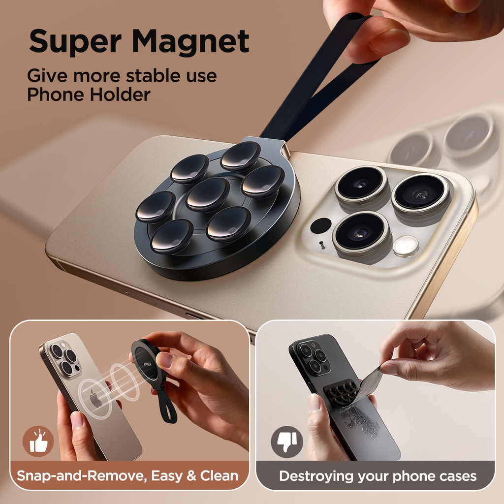 Giá đỡ từ tính silicone hút chân không Joyroom ZS393 Magnetic Suction Phone Mount