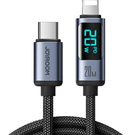 Cáp sạc iPhone Joyroom Prism Series Digital Display Fast Charging Data Cable có màn hình hiển thị công suất nhiều phiên bản sạc type c công suất lên 100w