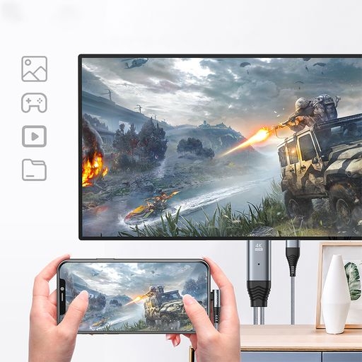 Cáp chuyển đổi Joyroom SY-35L1 Lightning to HDMI 4K mirroring cable