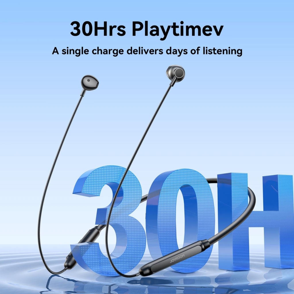 Tai nghe không dây Joyroom D8 đeo cổ bluetooth v5.4 pin sử dụng lên đến 24 tiếng