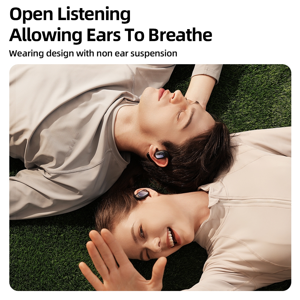 Tai nghe không dây bluetooth Joyroom Openfree OE1 Open Ear True Wireless Headphones Conduction truyền qua xương tai dùng cho điện thoại, laptop, máy tính