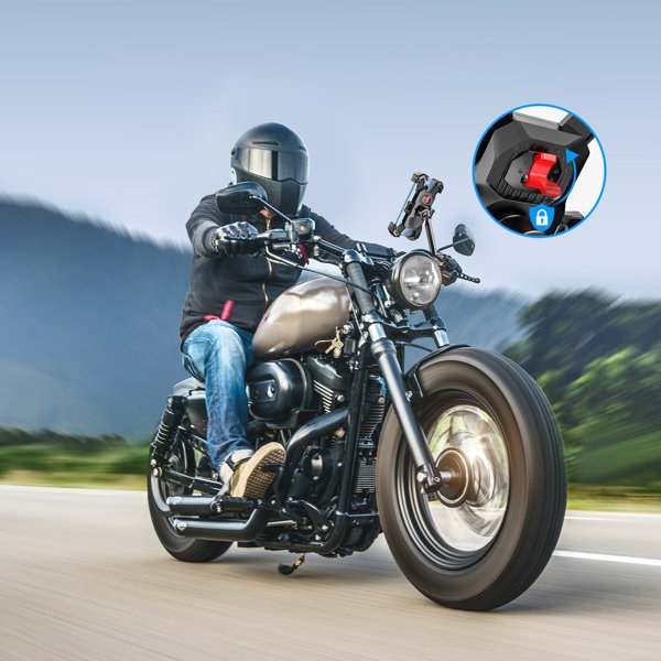 Giá đỡ điện thoại Joyroom ZS288 dùng cho xe máy đi phượt Motorcycle Phone Mount