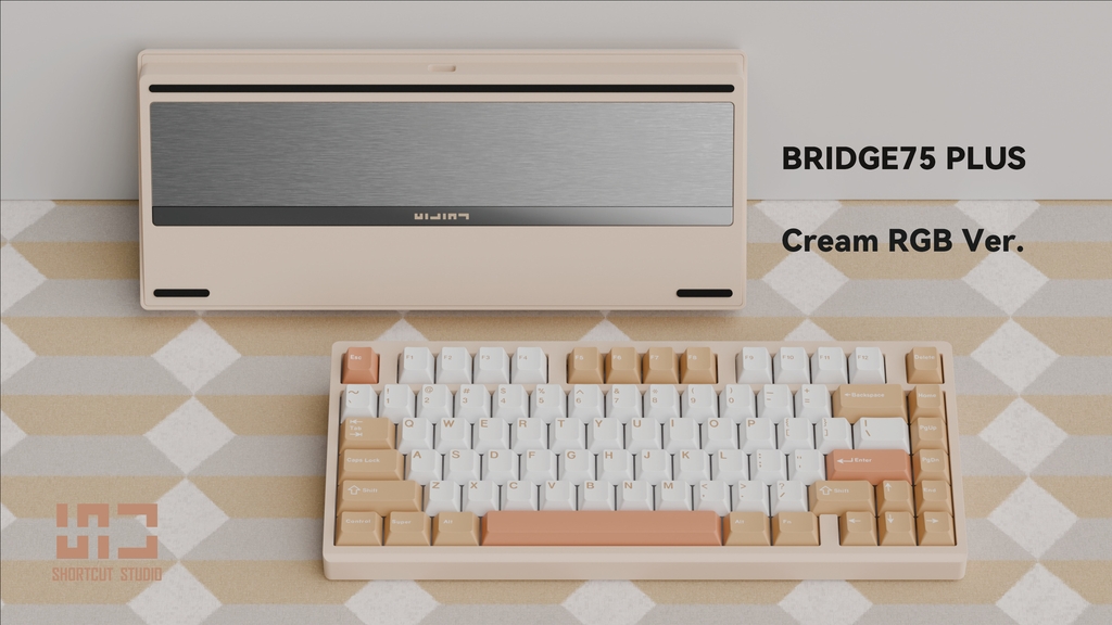 Bridge75 - Bàn phím cơ nhôm gaming 3 mode