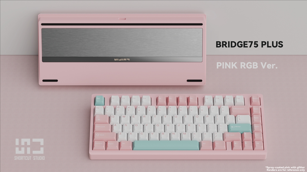 Bridge75 - Bàn phím cơ nhôm gaming 3 mode