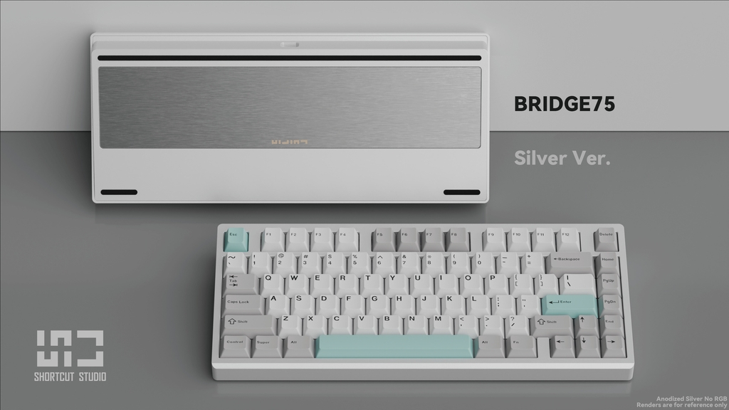 Bridge75 - Bàn phím cơ nhôm gaming 3 mode