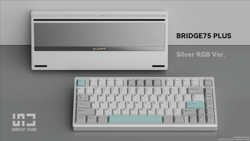 Bridge75 - Bàn phím cơ nhôm gaming 3 mode