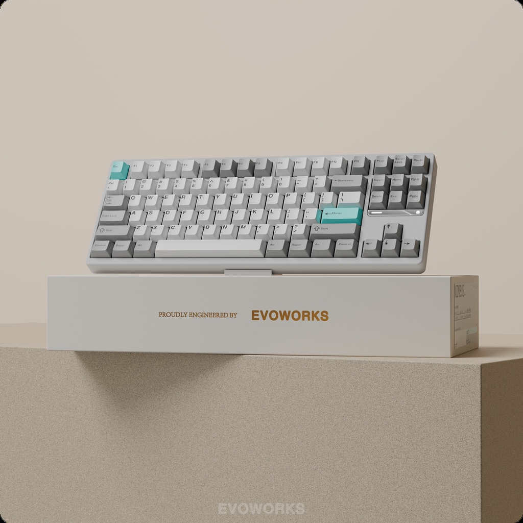 Evo80 - Bàn phím cơ nhôm CNC cao cấp - Kết nối 3 chế độ