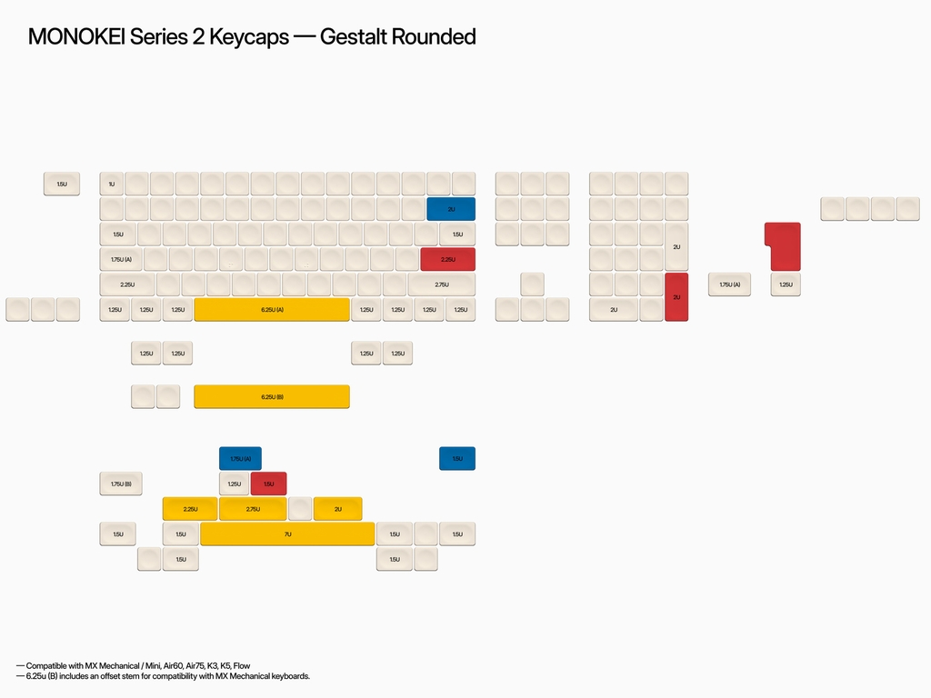 [Order] MONOKEI Series 2 Keycaps