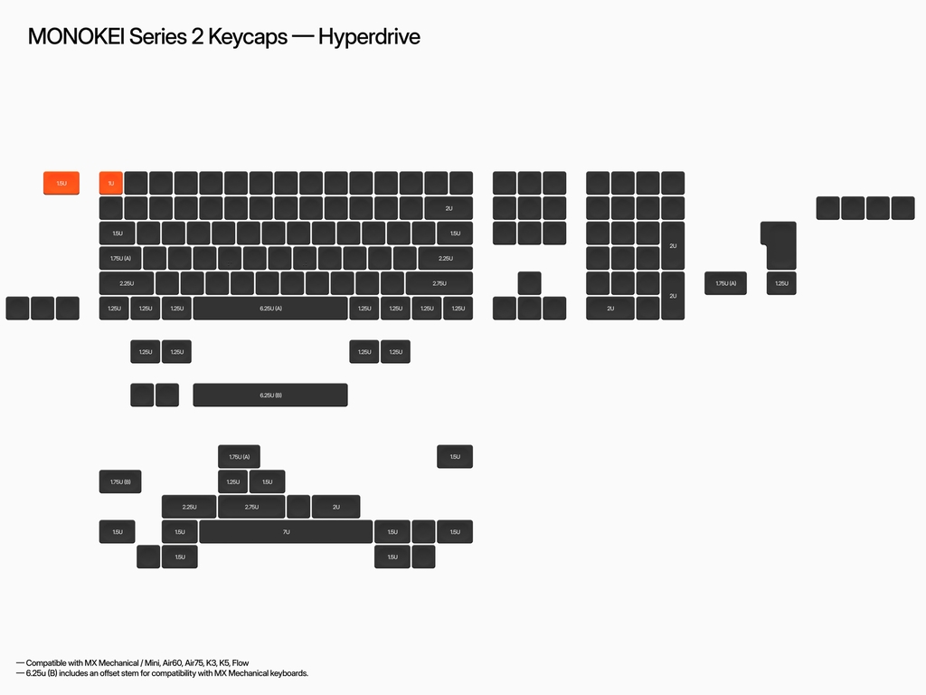[Order] MONOKEI Series 2 Keycaps