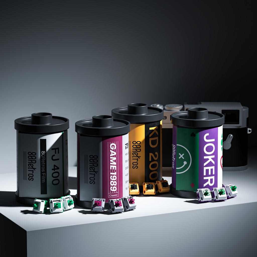 80Retros x HMX Film switch - FJ400 / KD200 / Game 1989 / Joker / Xmas