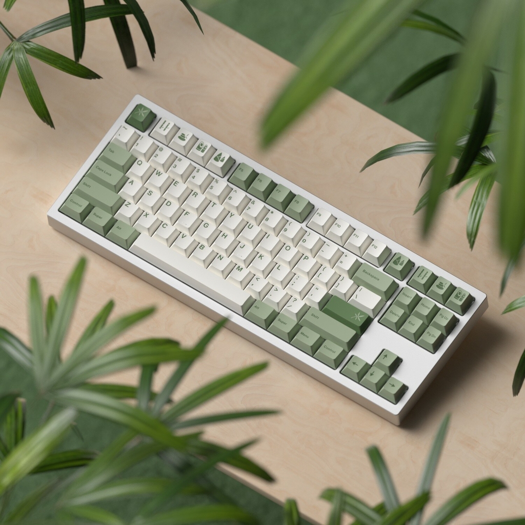 Bộ keycap JKDK Bamboo Forest (Cherry / PBT Dyesub)