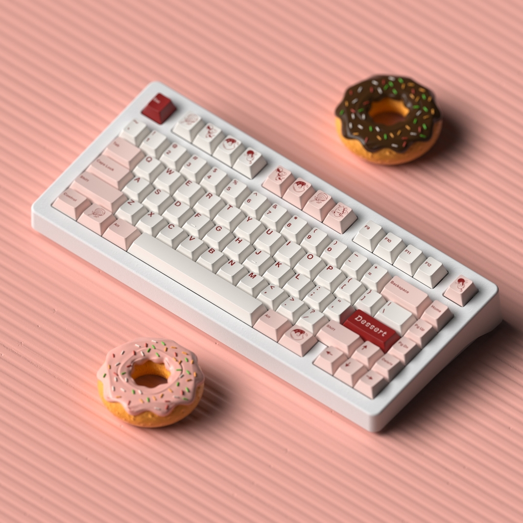 Bộ keycap JKDK Dessert (Cherry / PBT Dyesub / 145 nút)