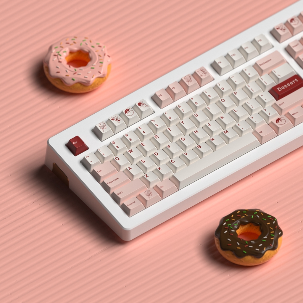 Bộ keycap JKDK Dessert (Cherry / PBT Dyesub / 145 nút)