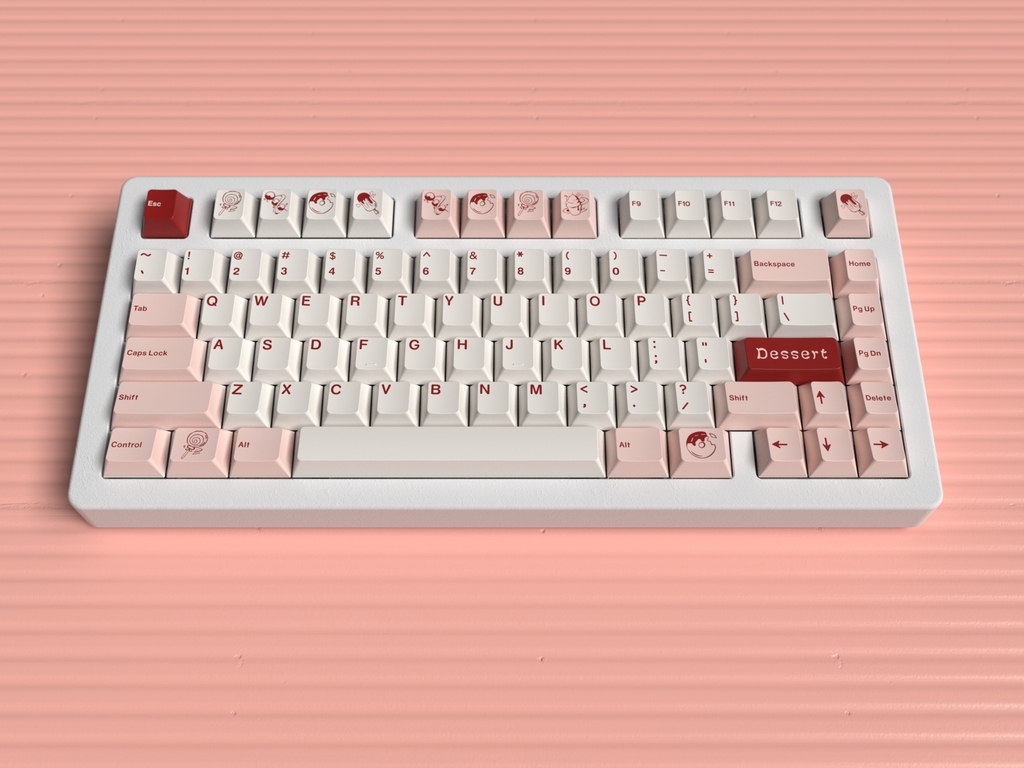 Bộ keycap JKDK Dessert (Cherry / PBT Dyesub / 145 nút)