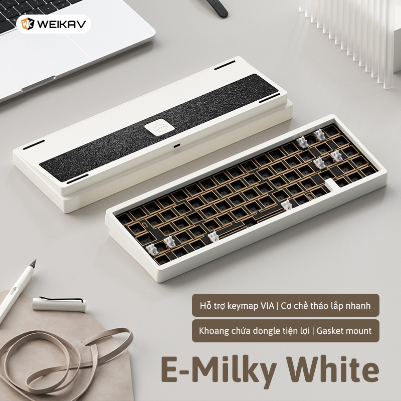 Lucky65 V2 - Kit bàn phím cơ nhôm CNC 3 mode