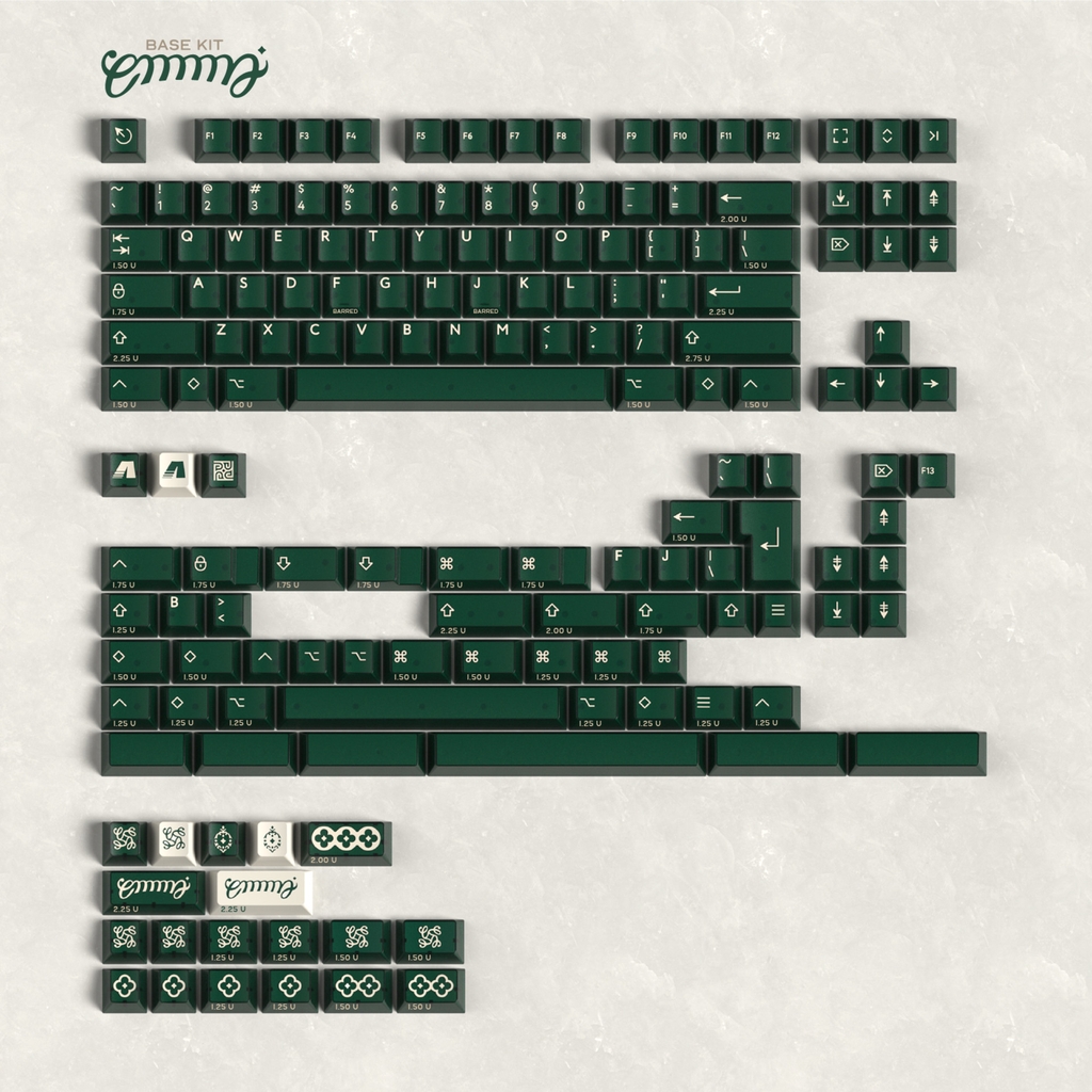 Bộ keycap PBTfans Emma (Cherry profile / ABS Double-shot)