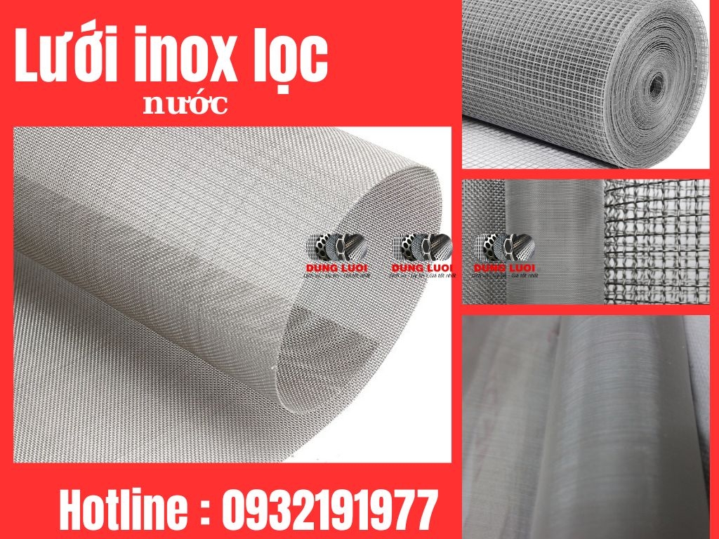 Lưới inox lọc nước