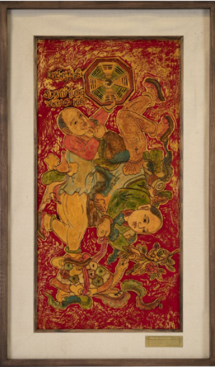 TRANH SƠN MÀI LƯỠNG NGHI SINH TỨ TƯỢNG