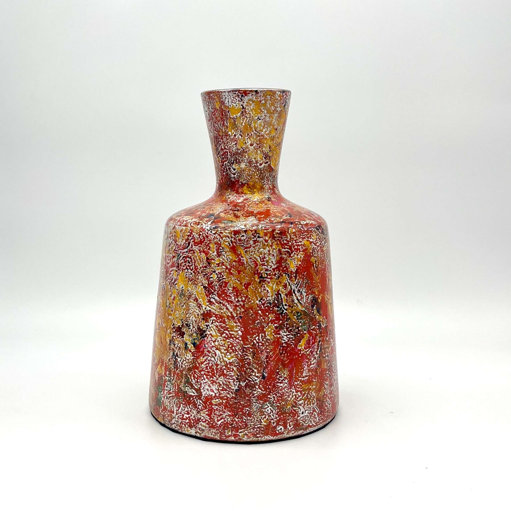 SƠN MÀI MỸ NGHỆ - LỌ HOA MÀI DA THỦ CÔNG