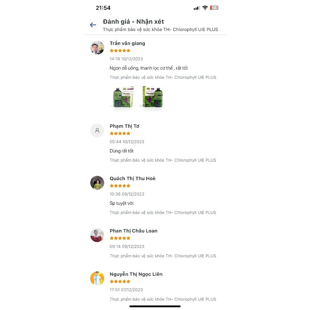 Thực phẩm bảo vệ sức khỏe bổ sung diệp lục cho cơ thể, hỗ trợ tăng cường sức đề kháng TH- Chlorophyll UIE PLUS Nutriway