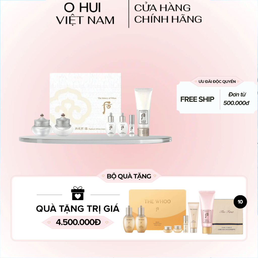 Set Cao Làm Mờ Nám Whoo Gongjinhyang Seol Radiant White Ultimate Corrector 2pcs Special Set