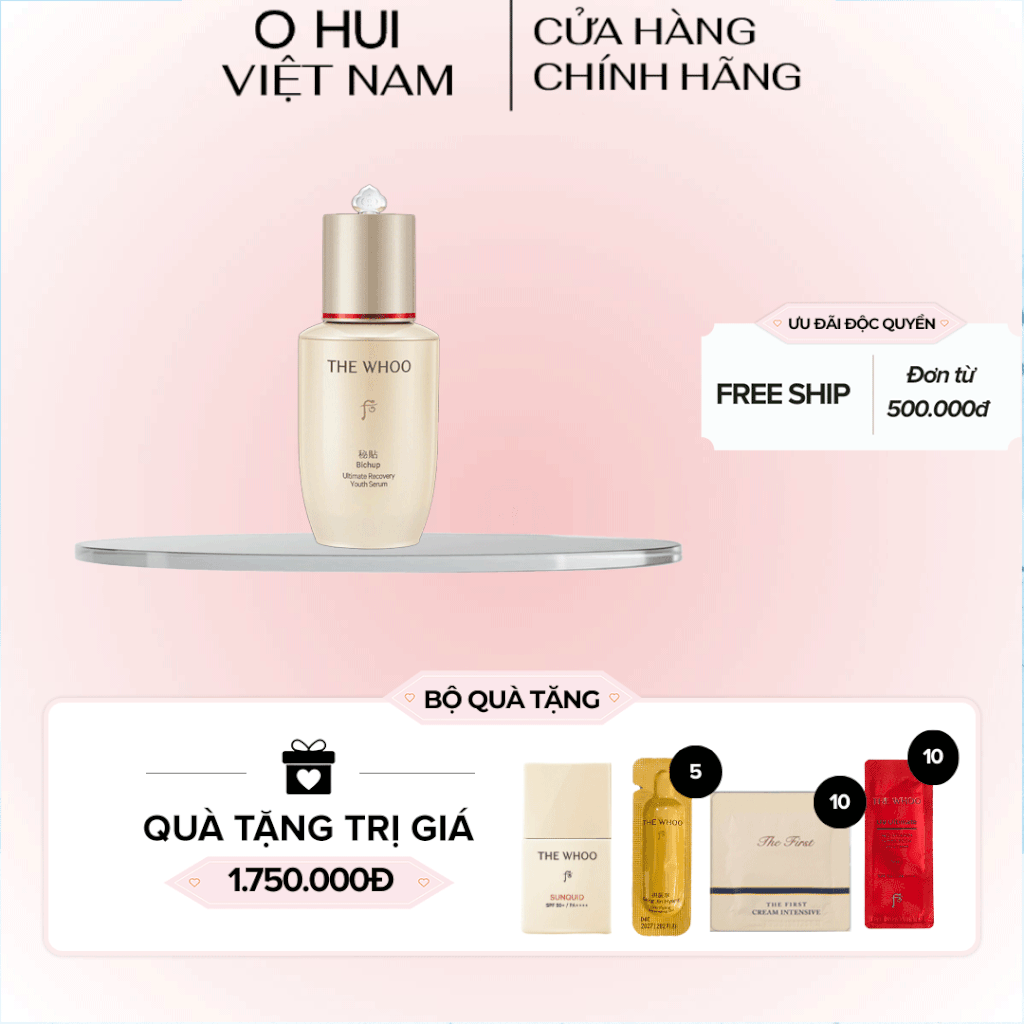Tinh chất tự sinh Whoo Bichup Ultimate Recovery Youth Serum 20ml Y25