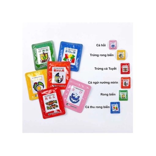 TANAKA FOODS- Gia vị rắc cơm 6 vị 30 gói