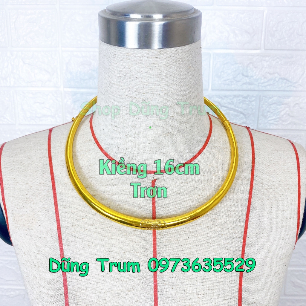 Kiềng vàng hầu Thánh đủ kích thước, kiềng cổ hầu đồng