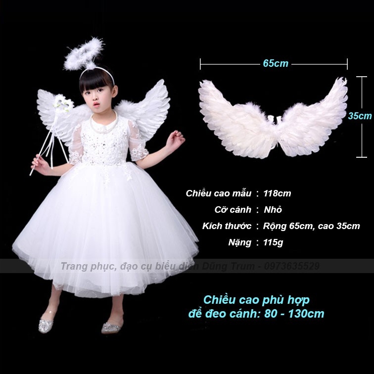 Cánh thiên thần hóa trang thiên thần, cánh lông vũ thiên thần