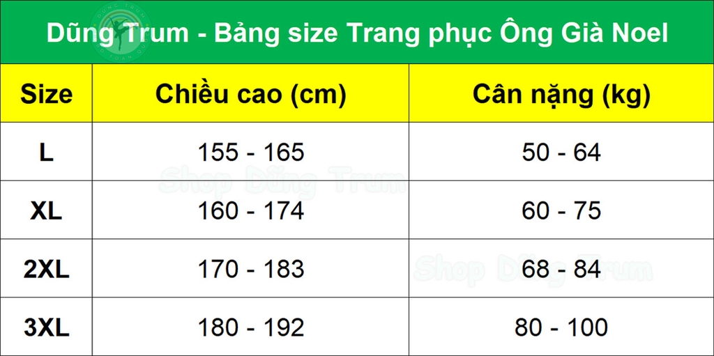 Bộ Quần Áo Ông Già Noel Chuẩn Chất Nhung Đầy Đủ Chi Tiết Siêu Đẹp