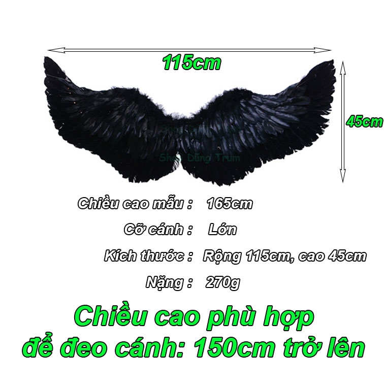 Cánh thiên thần hóa trang thiên thần, cánh lông vũ thiên thần