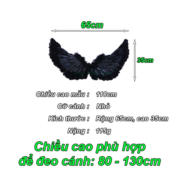 Cánh thiên thần hóa trang thiên thần, cánh lông vũ thiên thần